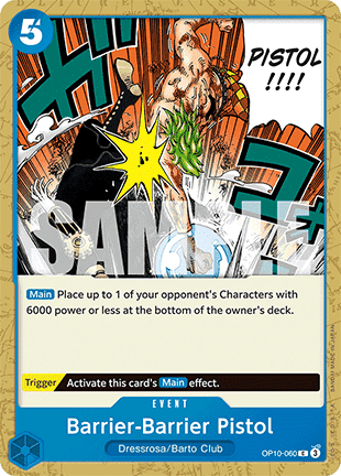 Barrier-Barrier Pistol (OP10-060) - Royal Blood (Common) [OP10-060]