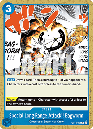 Special Long-Range Attack!! Bagworm (OP10-061) - Royal Blood (Uncommon) [OP10-061]