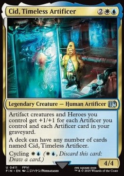 Cid, Timeless Artificer (V.5) - FINAL FANTASY: Extras (Uncommon) [XFIN-411]