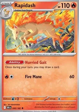 Rapidash - Destined Rivals (Uncommon) [DRI-030]
