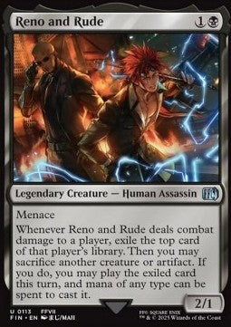 Reno and Rude - FINAL FANTASY (Uncommon) [FIN-113]