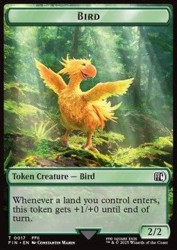 Bird Token (G 2/2) // Wizard Token (B 0/1) (V.3) - FINAL FANTASY: Tokens (Token) [TFIN-T 17/15]