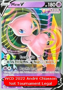 Mew V - WCD 2022 (World Championship Deck) [WCD22-FST 113]