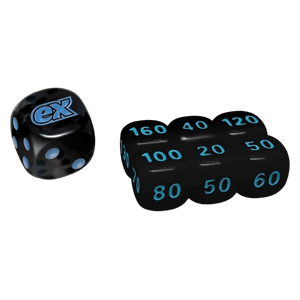 Black Bolt Dice Set