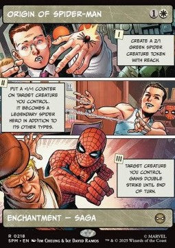 Origin of Spider-Man - Marvel's Spider-Man: Extras (Rare) [XSPM-218]