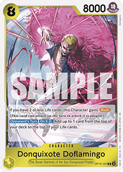 Donquixote Doflamingo (OP12-107) - Legacy of the Master (Rare) [OP12-107]