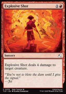 Explosive Shot (V.2) - Avatar: The Last Airbender: Eternal (Common) [TLE-279]