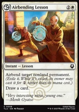 Airbending Lesson - Avatar: The Last Airbender (Common) [TLA-8]