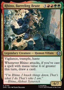 Rhino, Barreling Brute - Marvel's Spider-Man (Uncommon) [SPM-140]