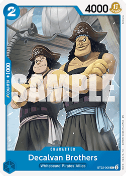 Decalvan Brothers (ST22-008) (V.1) - Starter Deck: EX Ace & Newgate (Common) [ST-22-008]