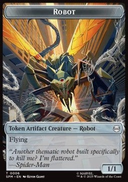 Robot Token (A 1/1) // Food Token - Marvel's Spider-Man: Tokens (Token) [TSPM-T 6/5]