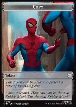 Copy Token // Human Citizen Token (GW 1/1) - Marvel's Spider-Man: Tokens (Token) [TSPM-T 1/4]