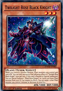Twilight Rose Black Knight - Doom of Dimensions (Common) [DOOD-005]