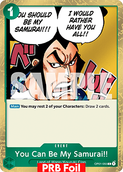 You Can Be My Samurai!! (OP01-055) (V.2)