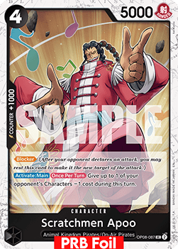 Scratchmen Apoo (OP08-087) (V.2)