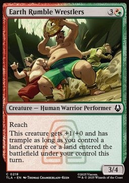 Earth Rumble Wrestlers - Avatar: The Last Airbender (Common) [TLA-218]