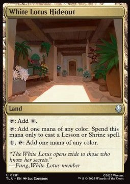 White Lotus Hideout - Avatar: The Last Airbender (Uncommon) [TLA-281]