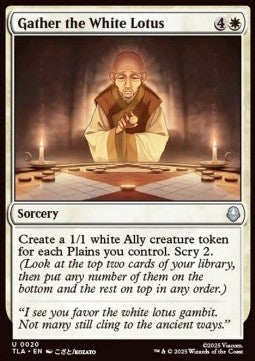 Gather the White Lotus - Avatar: The Last Airbender (Uncommon) [TLA-20]