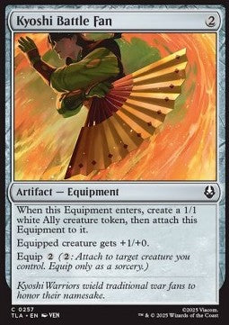 Kyoshi Battle Fan - Avatar: The Last Airbender (Common) [TLA-257]
