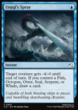 Unagi's Spray - Avatar: The Last Airbender: Eternal (Common) [TLE-97]