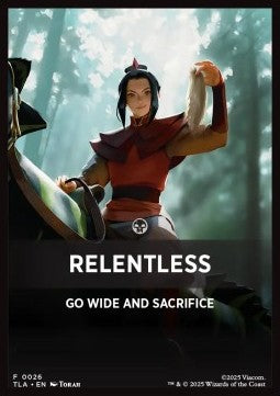 Jumpstart Pack Summary Card: Relentless - Avatar: The Last Airbender: Extras (Tip Card) [XTLA-F26]