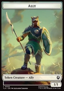 Ally Token (W 1/1) // Clue Token (V.2) - Avatar: The Last Airbender: Tokens (Token) [TTLA-T 5/14]