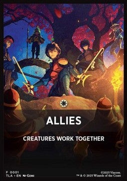 Beginner Box Theme Card: Allies - Avatar: The Last Airbender: Extras (Tip Card) [XTLA-BF01]