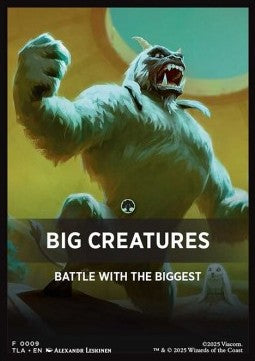 Beginner Box Theme Card: Big Creatures - Avatar: The Last Airbender: Extras (Tip Card) [XTLA-BF09]