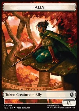 Ally Token (W 1/1) // Spirit Token (C 1/1) (V.1) - Avatar: The Last Airbender: Tokens (Token) [TTLA-ET 4/3]