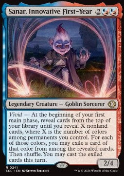 Sanar, Innovative First-Year - Lorwyn Eclipsed (Rare) [ECL-241]
