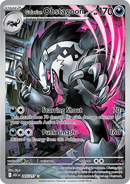 Galarian Obstagoon - Ascended Heroes (Illustration Rare) [ASC-245]