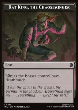 Rat King, the Chaosbringer - Teenage Mutant Ninja Turtles: Tokens (Token) [TTMT-CT10]