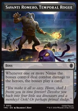Savanti Romero, Temporal Rogue - Teenage Mutant Ninja Turtles: Tokens (Token) [TTMT-CT12]