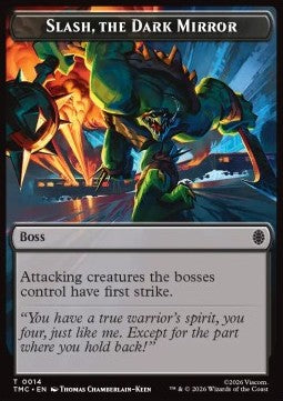 Slash, the Dark Mirror - Teenage Mutant Ninja Turtles: Tokens (Token) [TTMT-CT14]
