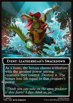 Event: Leatherhead's Smackdown - Teenage Mutant Ninja Turtles: Tokens (Token) [TTMT-CT20]
