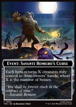 Event: Savanti Romero's Curse - Teenage Mutant Ninja Turtles: Tokens (Token) [TTMT-CT23]