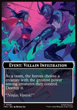 Event: Villain Infiltration - Teenage Mutant Ninja Turtles: Tokens (Token) [TTMT-CT26]