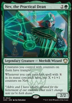 Nev, the Practical Dean - Commander: Secrets of Strixhaven (Rare) [SOC-41]