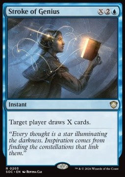Stroke of Genius - Commander: Secrets of Strixhaven (Rare) [SOC-203]