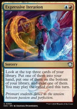 Expressive Iteration - Commander: Secrets of Strixhaven (Uncommon) [SOC-309]